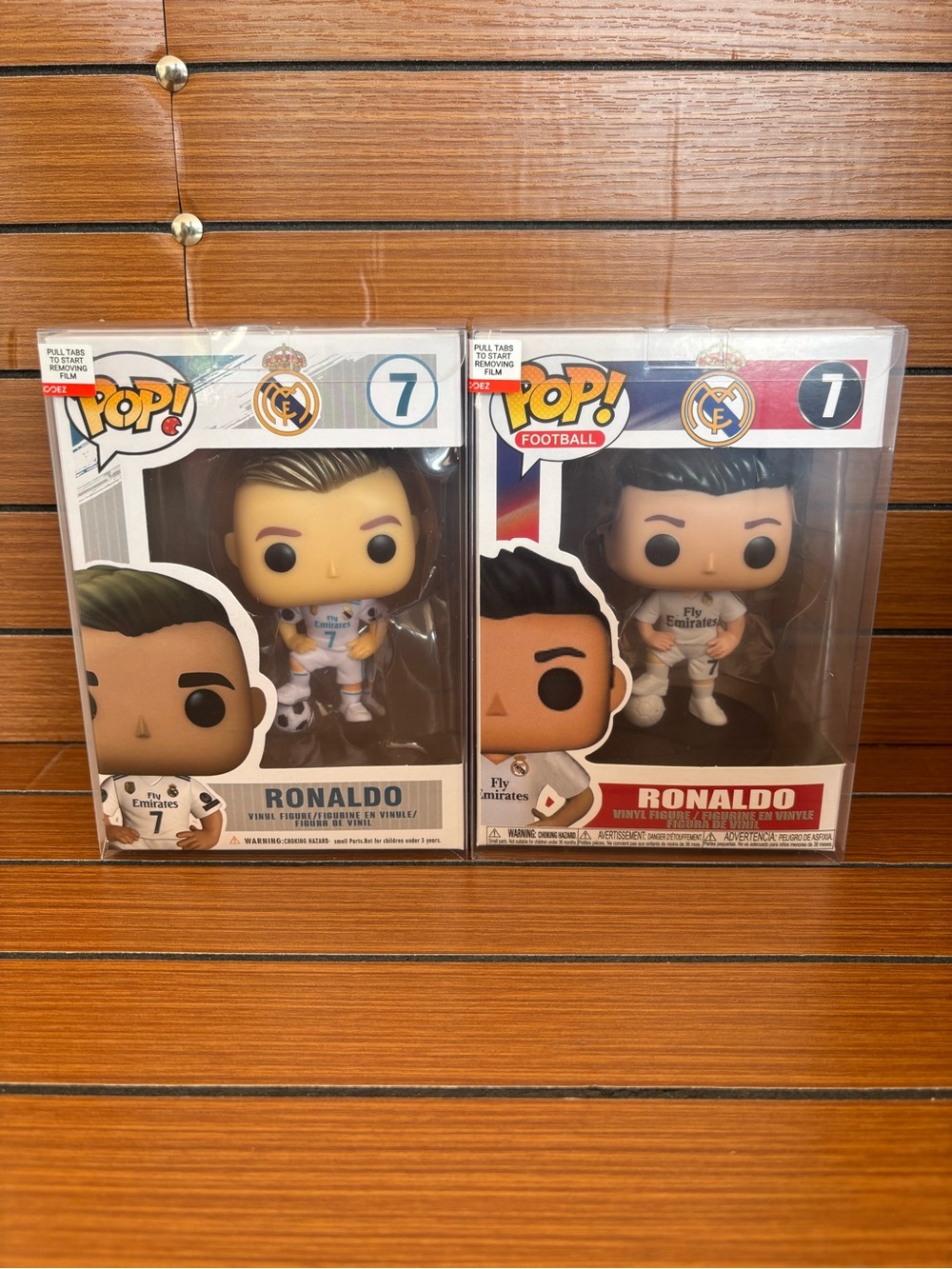 Cristiano Ronaldo Real Madrid Model 1 & Model 2 Custom Figure Set